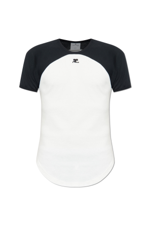 トップス Courages Signature contrast T-shirt クレージュ(courrèges)｜Signature Contrast T-Shirt｜Forget-me